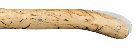 Folding knife curly birch